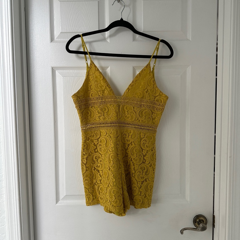 Mustard Yellow Romper